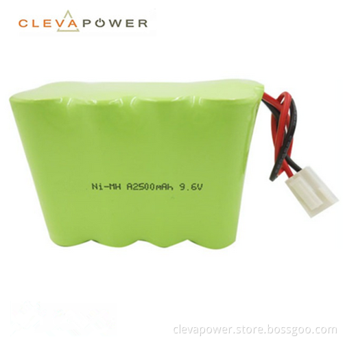 2500mah 9.6v nimh rechargeable battery pack